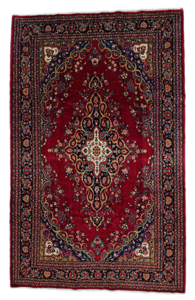 Lilyan Orientteppich 343 x 217 cm, 100000 Knoten, handgeknüpft