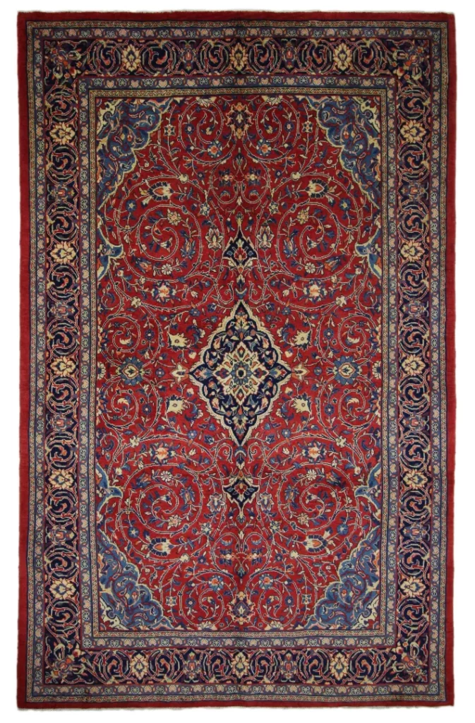 Mahal Orientteppich 325 x 205 cm, 100000 Knoten, handgeknüpft