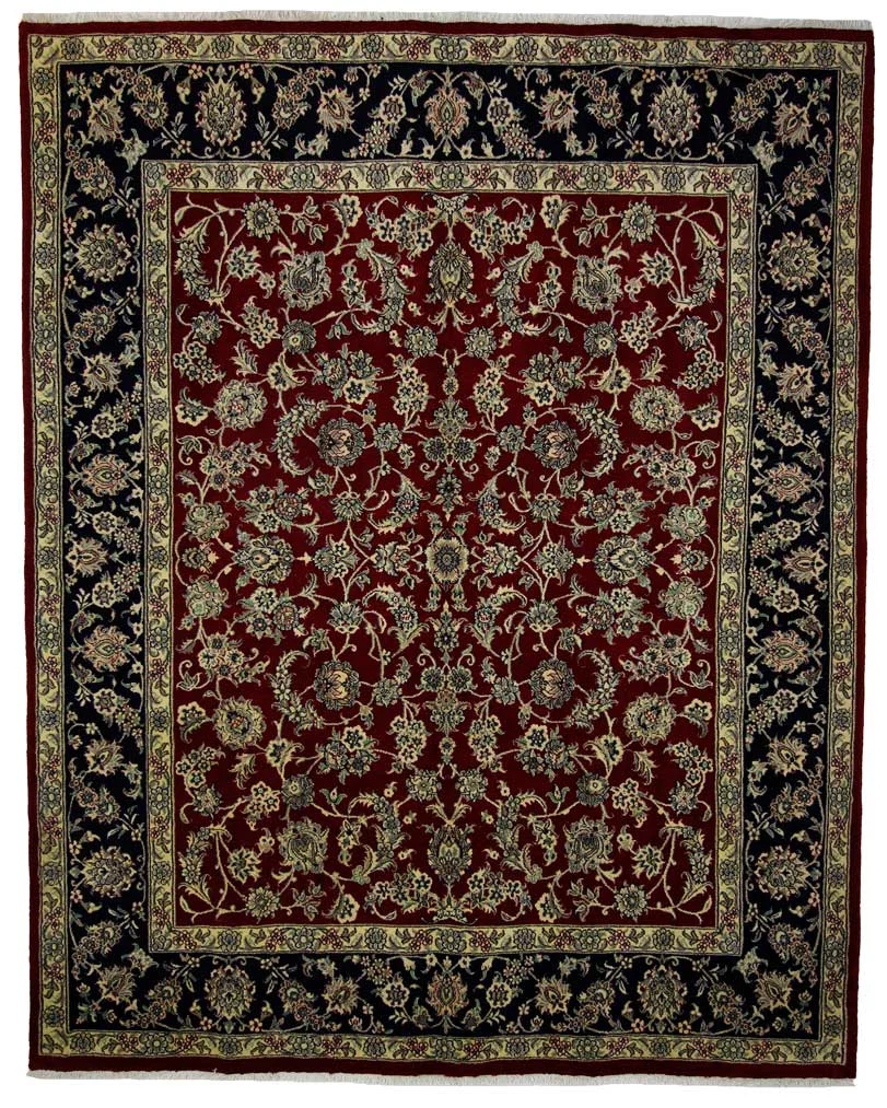 Maschhad Orientteppich 300x240 cm, 250.000 Knoten, handgeknüpft