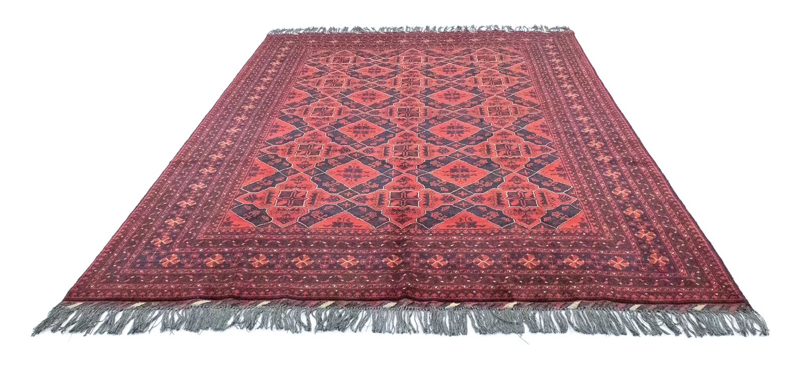 Khal Mohammadi Teppich 298x199 cm, hochwertige Schurwolle, handgeknüpft für Orientteppich