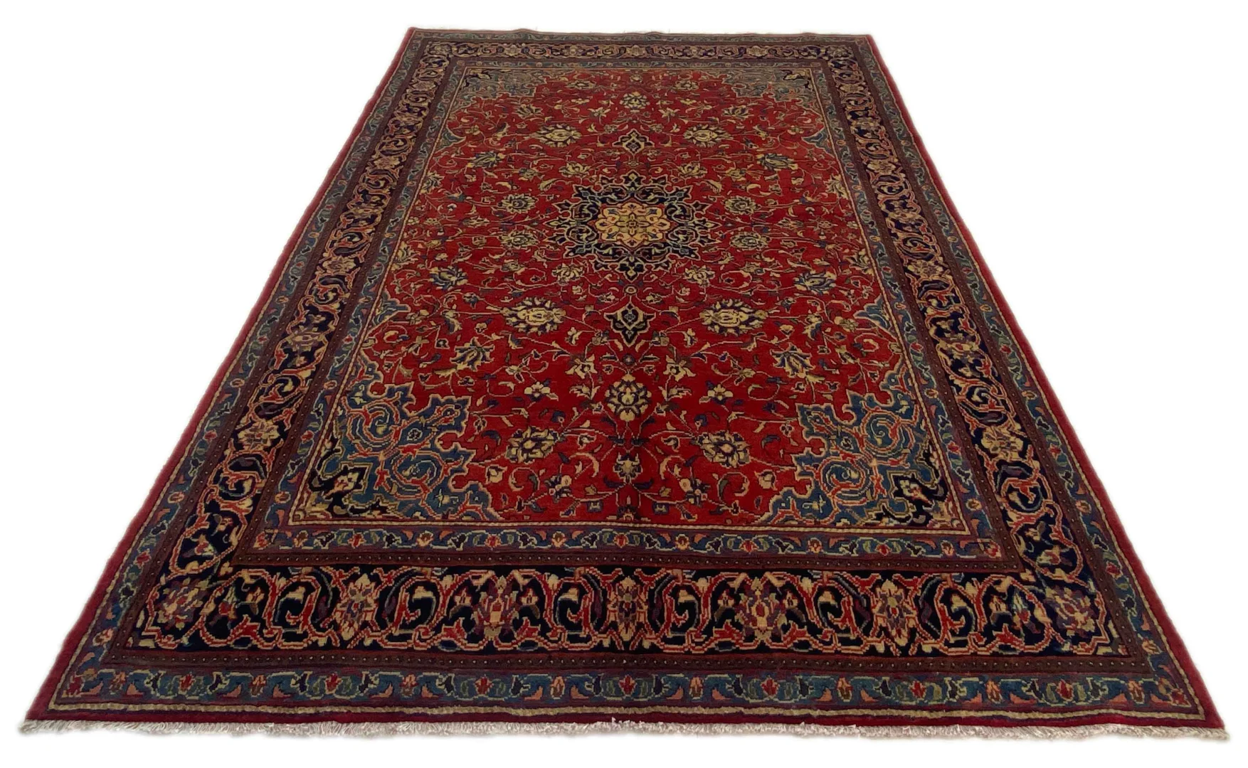 Mahal Orientteppich 324 x 212 cm, 200.000 Knoten, handgeknüpft