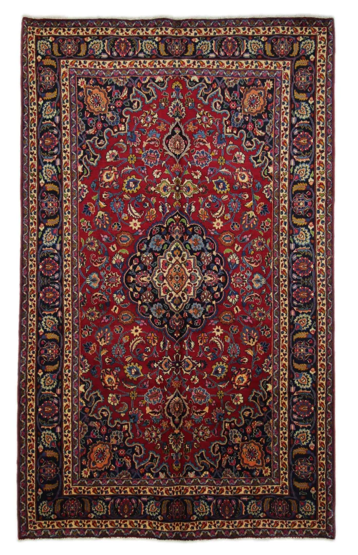 Maschhad Orientteppich 314 x 190 cm, 250.000 Knoten, handgeknüpft