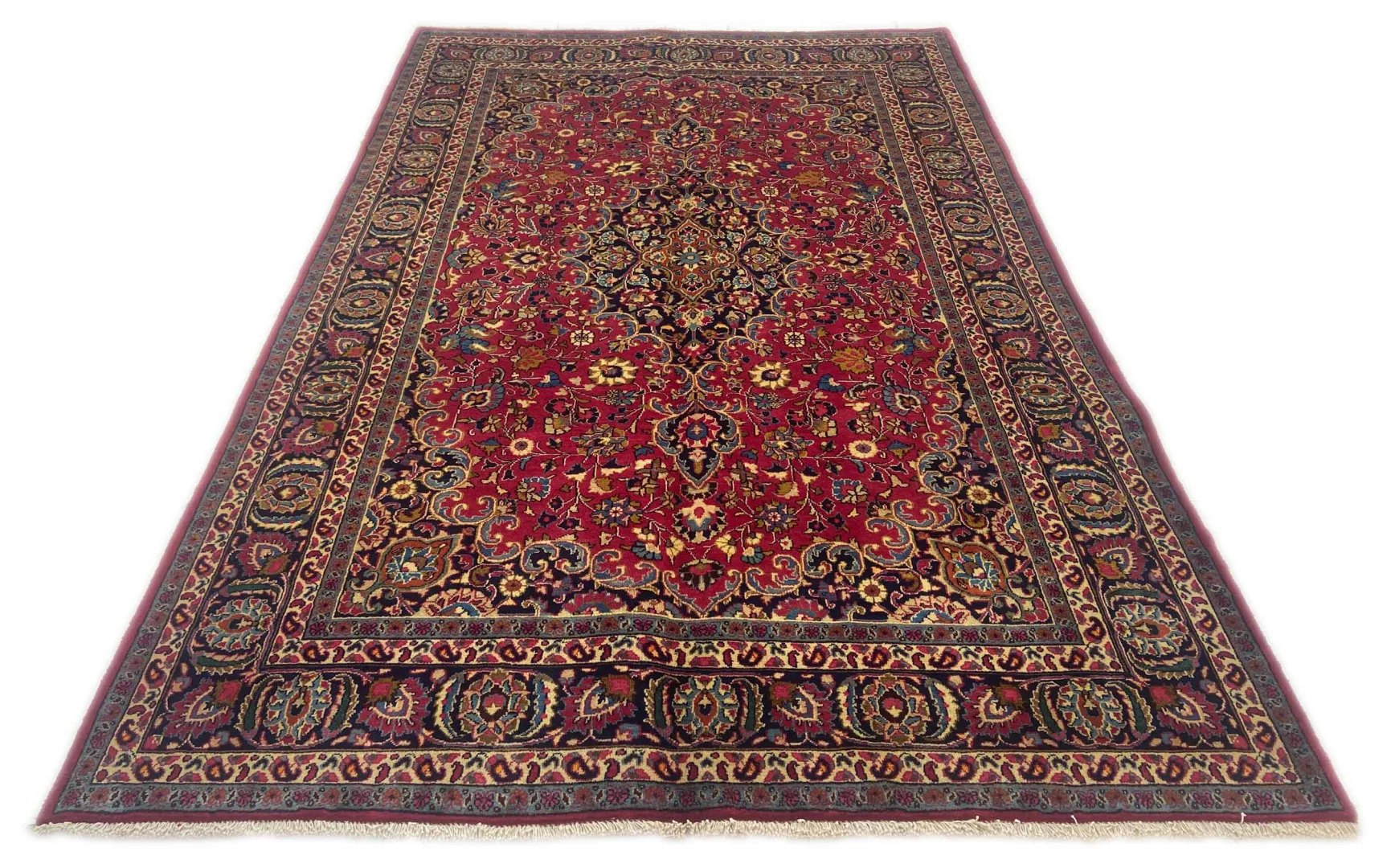 Maschhad Orientteppich 289x189 cm, 180.000 Knoten, handgeknüpft