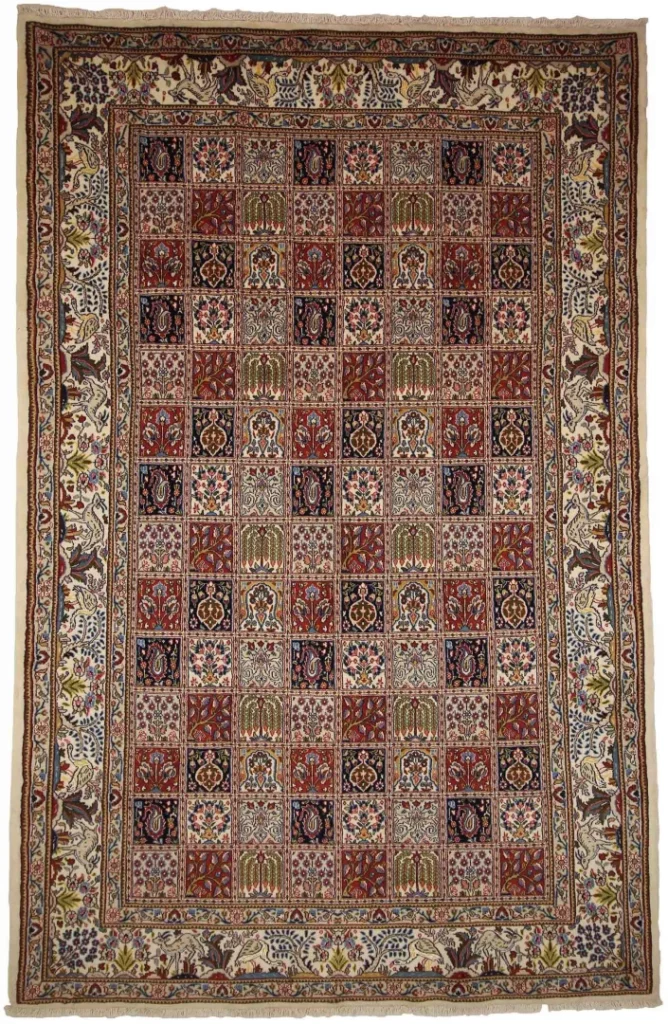 Moud Orientteppich 304 x 198 cm, 360000 Knoten, handgeknüpft