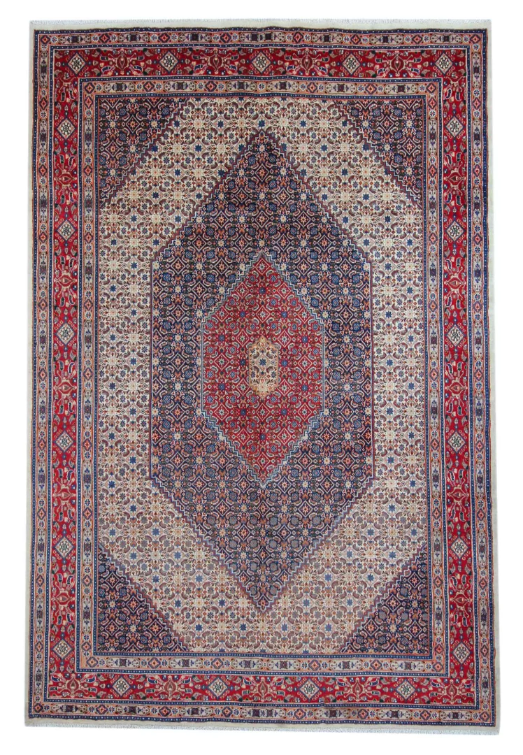 Moud Orientteppich 315x210 cm, 360.000 Knoten, handgeknüpft für Teppichech