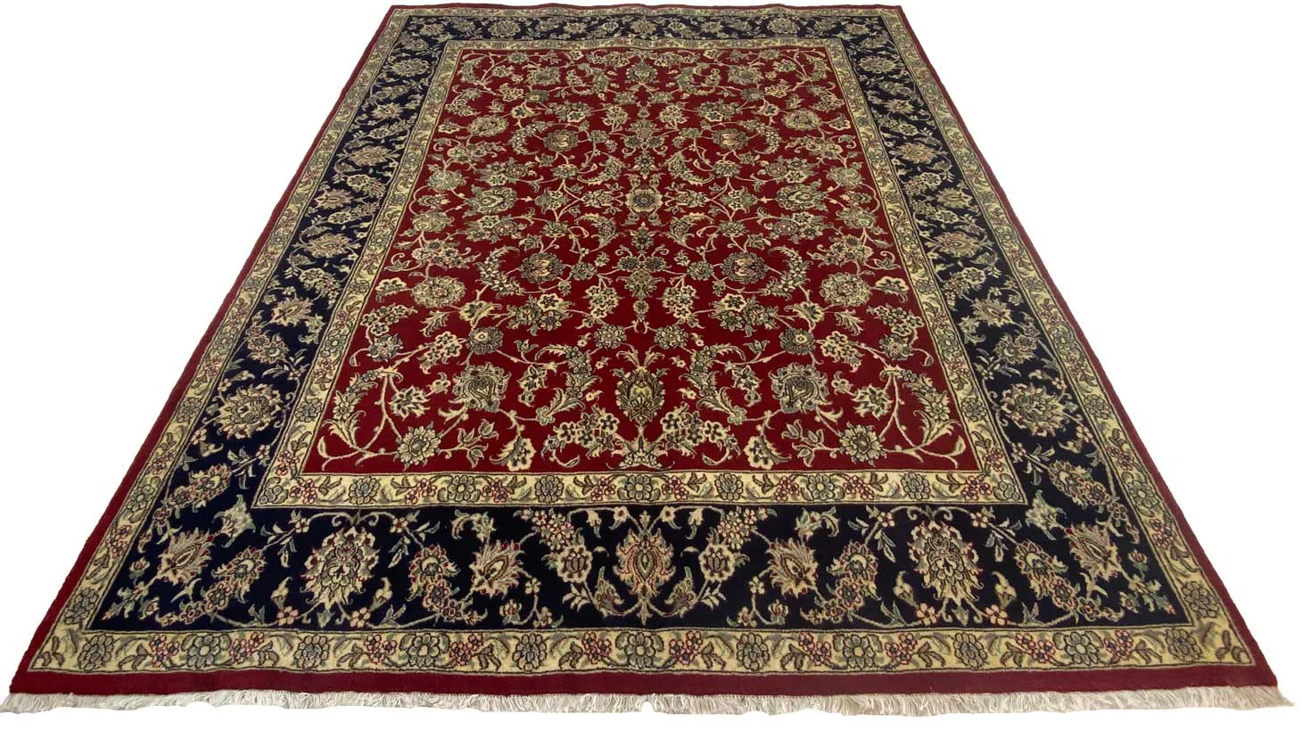 Maschhad Orientteppich 300x240 cm, 250.000 Knoten, handgeknüpft