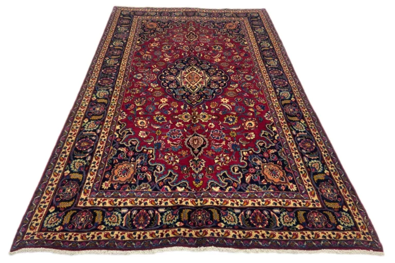 Maschhad Orientteppich 314 x 190 cm, 250000 Knoten, handgeknüpft