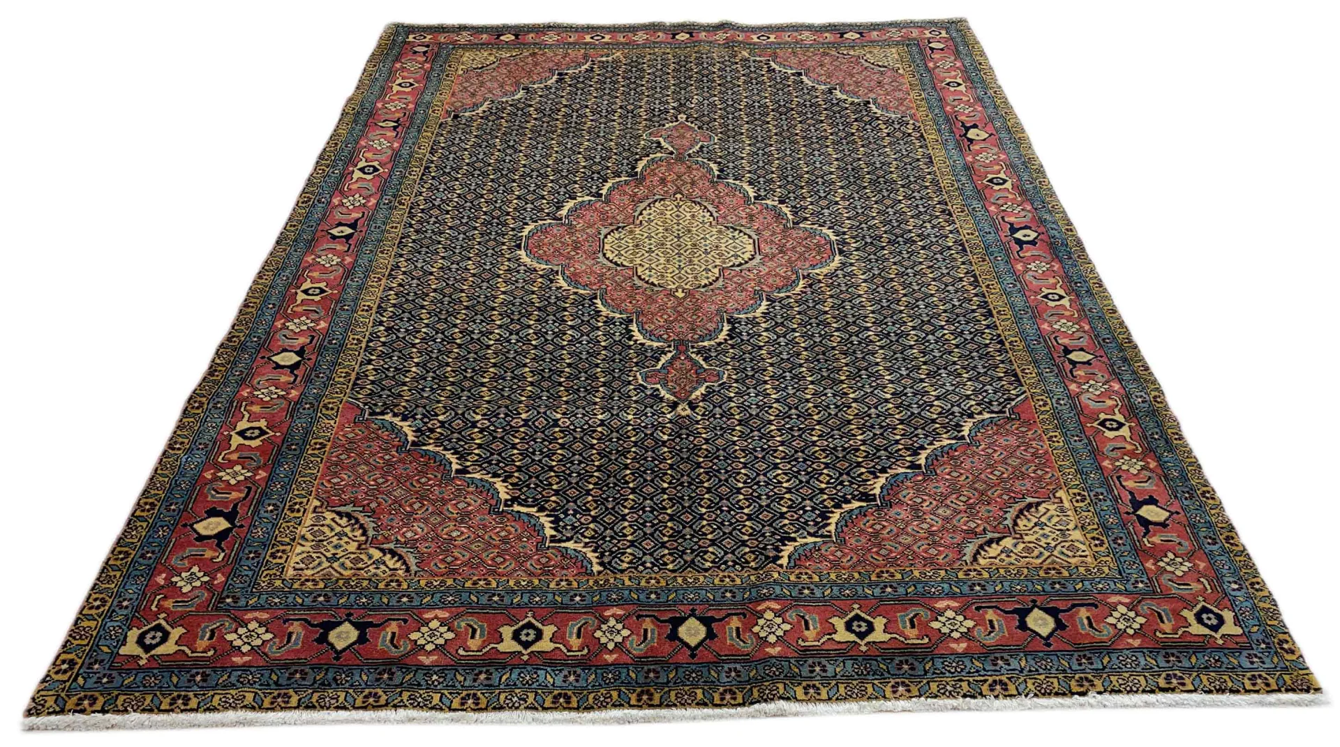 Handgeknüpfter Meshkin Orientteppich 275x200 cm, 120.000 Knoten