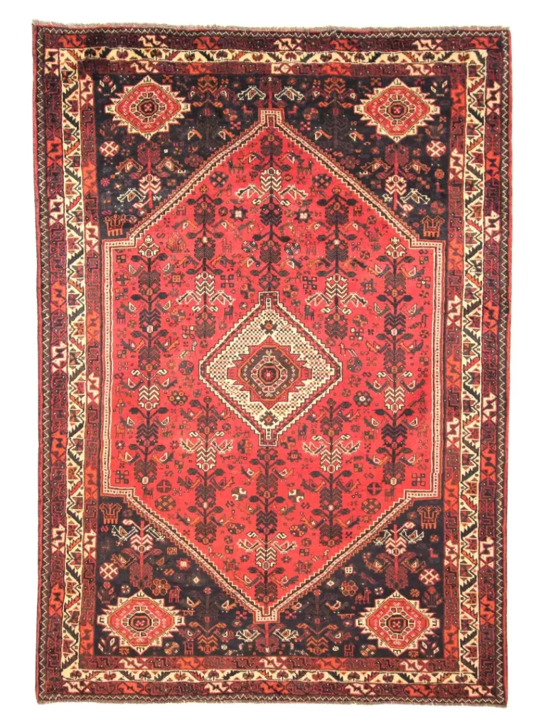 Shiraz Orientteppich 293x210 cm, 100000 Knoten, handgeknüpft