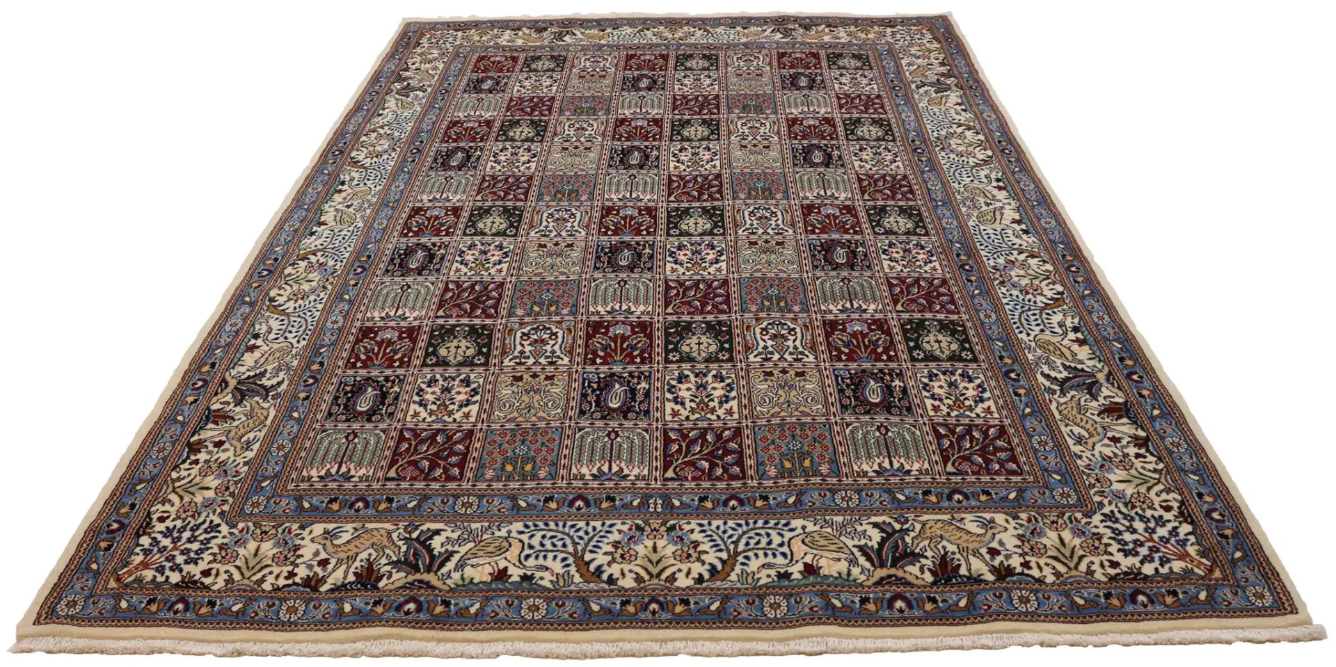 Moud Orientteppich 296x198 cm, 360.000 Knoten, handgeknüpft für Teppiche
