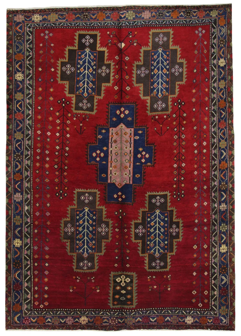 Sirjan Teppich 268 x 190 cm, exotisch, dreidimensional, handgeknüpft