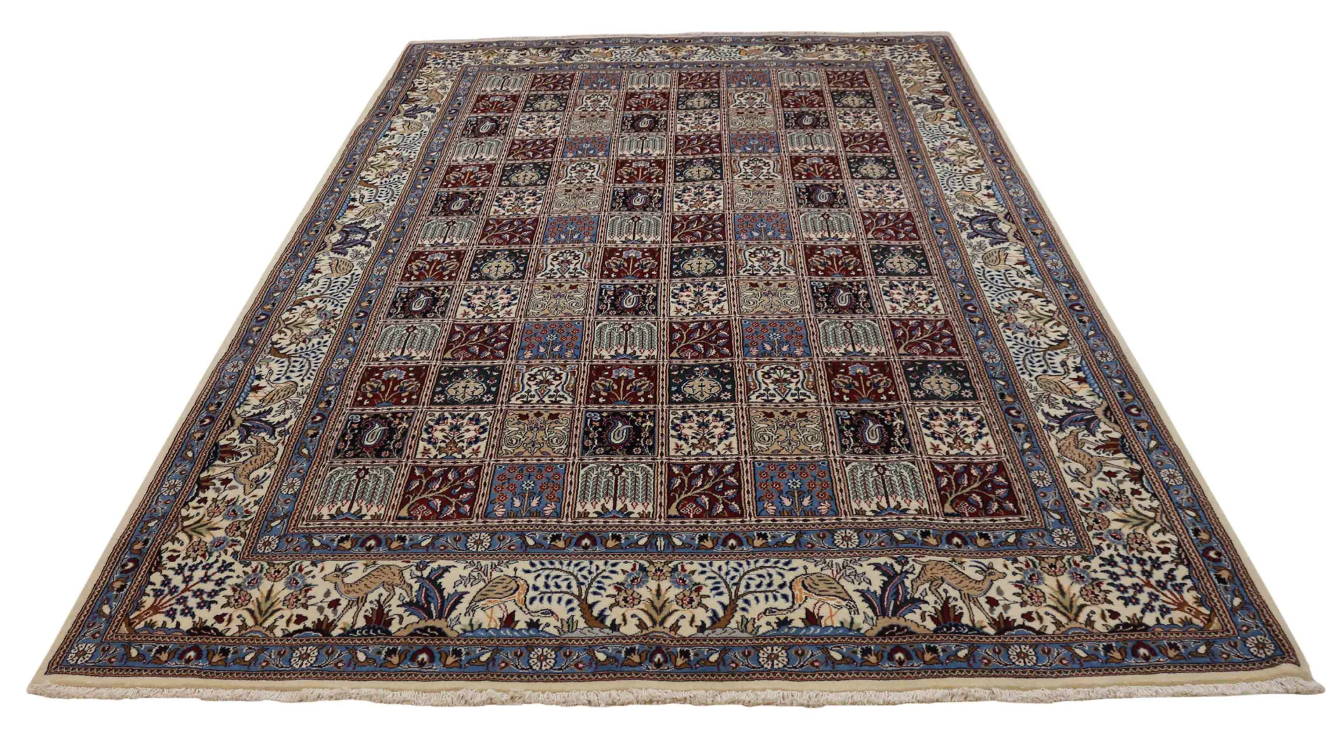 Handgeknüpfter Moud Orientteppich 305 x 199 cm, 360.000 Knoten