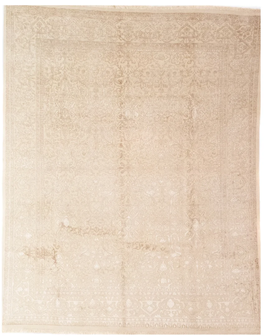 Orientteppich Täbris 308 x 245 cm, 50-Raj, luxuriöser Seidenglanz, handgeknüpft