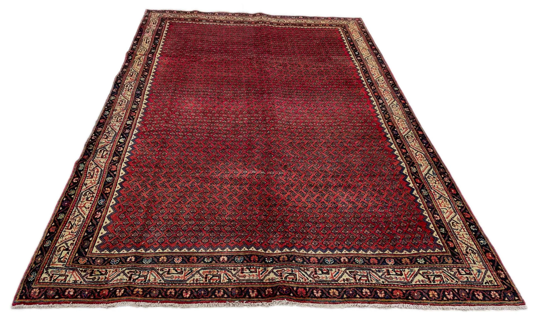 Sarough Orientteppich 339x217 cm, 200.000 Knoten/m², handgeknüpft