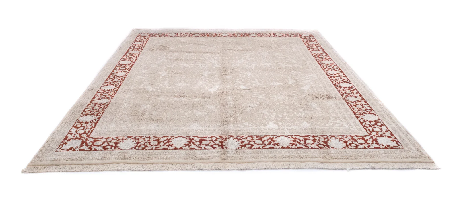 Täbris Teppich 295 x 250 cm, 50 Raj, handgeknüpft für Orientteppich