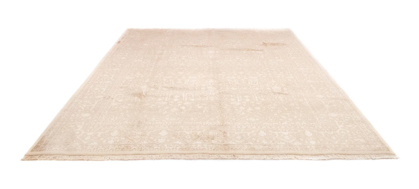 Orientteppich Täbris 308 x 245 cm, 50-Raj, luxuriöser Seidenglanz, handgeknüpft