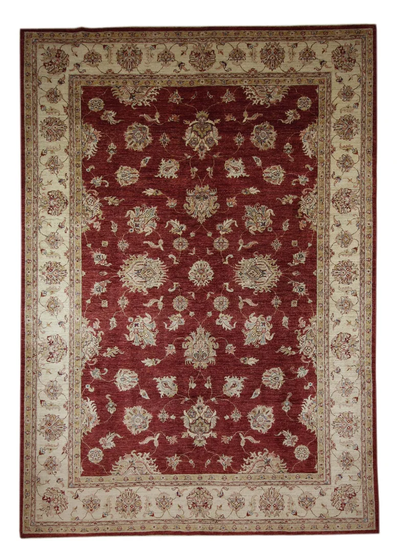 Ziegler Orientteppich 290 x 203 cm, 200.000 Knoten/m², handgeknüpft