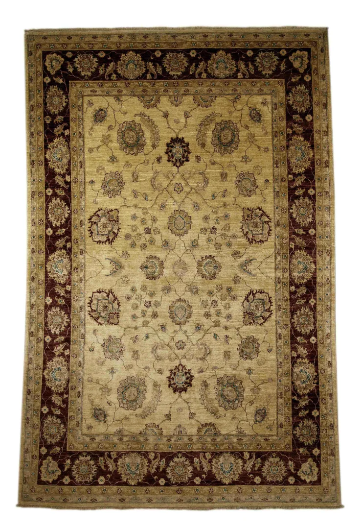 Ziegler Orientteppich 306x200 cm, 200.000 Knoten/m², handgeknüpft