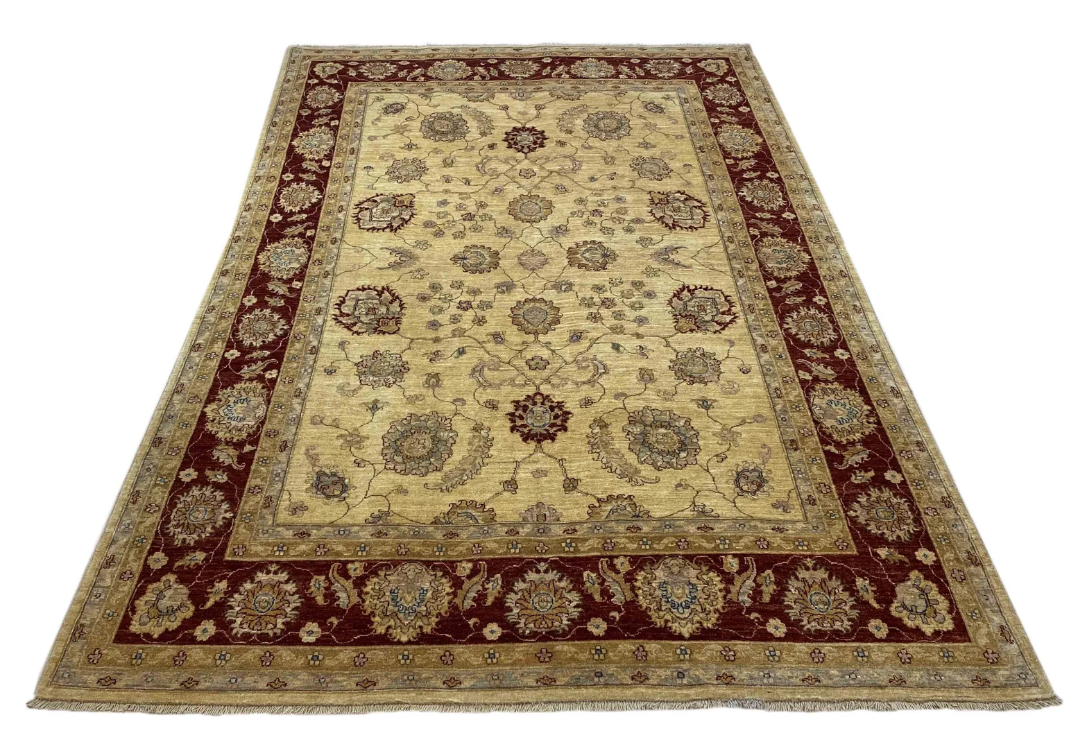 Ziegler Orientteppich 306x200 cm, 200.000 Knoten/m², handgeknüpft