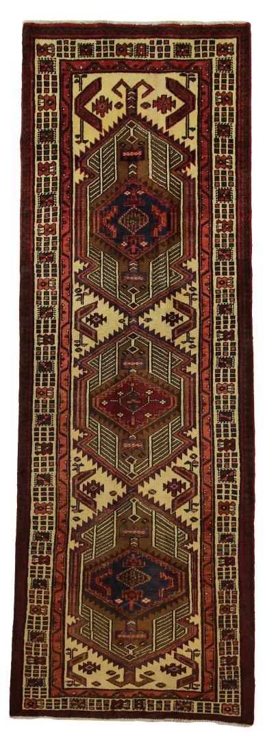 Orientteppich Meshkin 315x105 cm, 120.000-200.000 Knoten, handgeknüpft