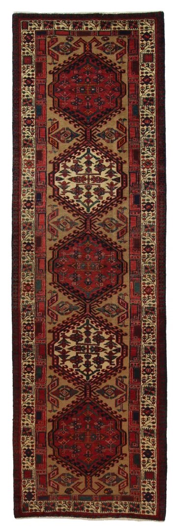 Meshkin Orientteppich 328x100 cm, 120.000 Knoten, handgeknüpft