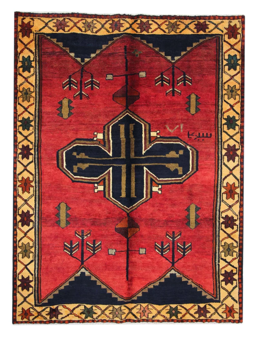 Shiraz Orientteppich 210 x 160 cm, 100.000 Knoten, handgeknüpft