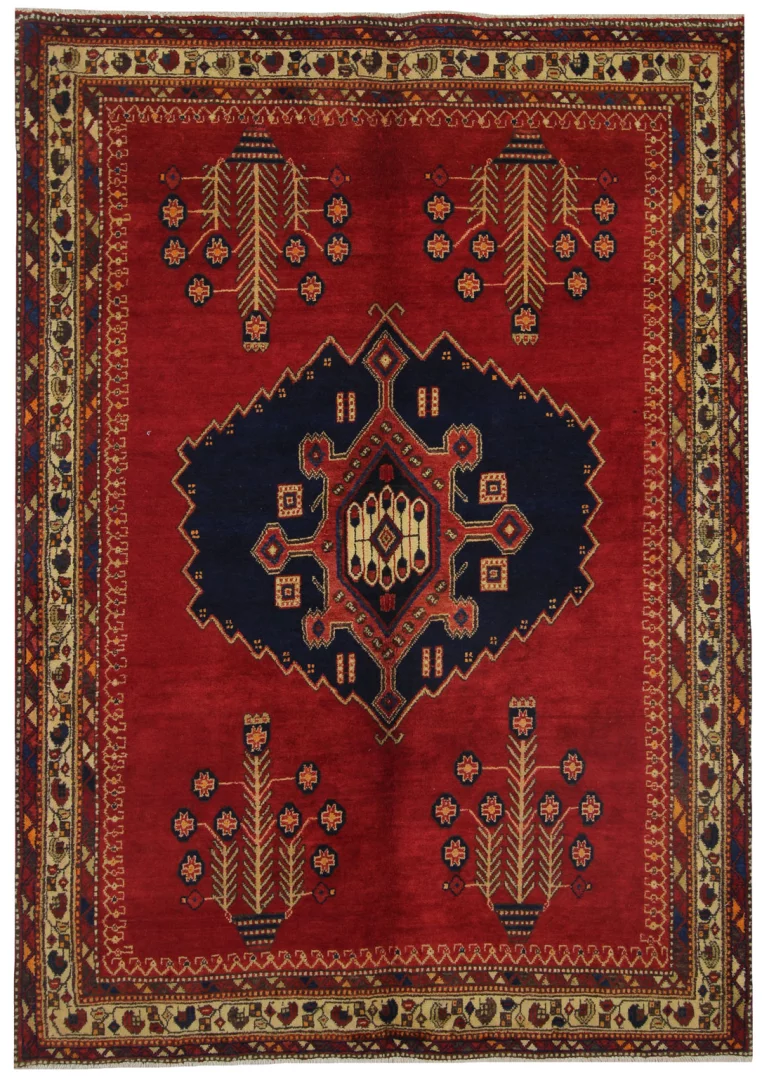 Sirjan Nimbaf Teppich 228 x 162 cm, Hochflor, handgeknüpft, Orientteppich