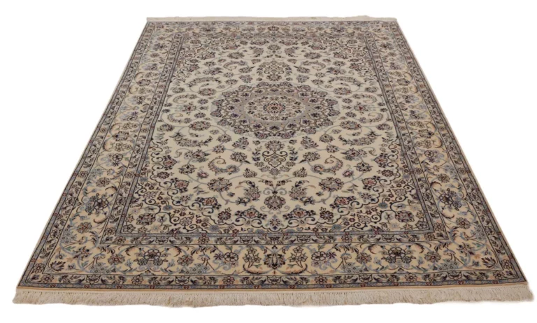 Nain 6La 245x163 cm, florales Design, handgeknüpft für Teppiche