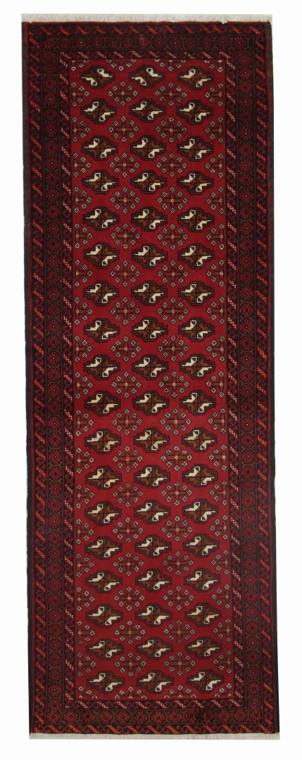 Belutsch Orientteppich 236x81 cm, 120.000 Knoten, handgeknüpft