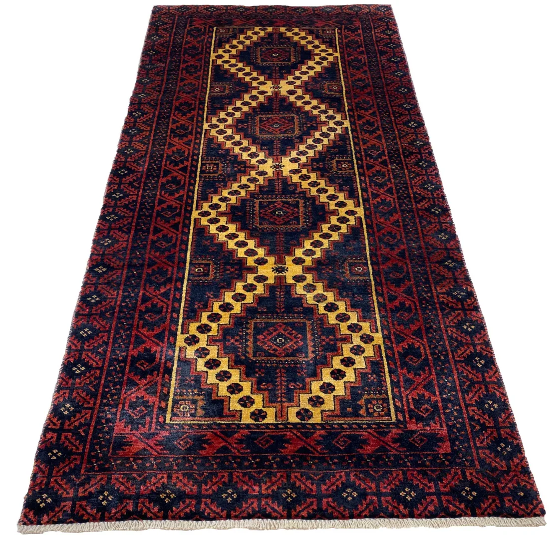 Belutsch Orientteppich 187x86 cm, handgeknüpft für Teppiche