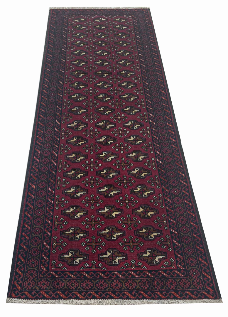 Belutsch Orientteppich 236x81 cm, 120.000 Knoten, handgeknüpft