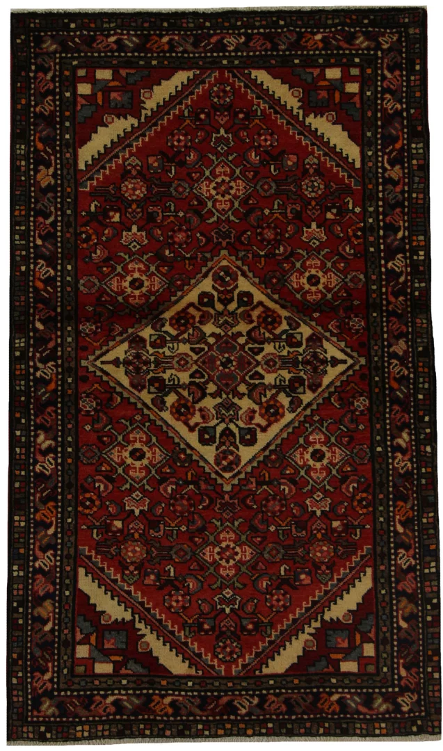 Hamadan Teppich 164x97 cm, 100.000-350.000 Knoten, handgeknüpft