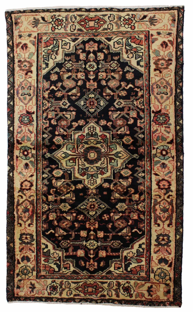 Hamadan Orientteppich 166 x 98 cm, handgeknüpft für Teppiche