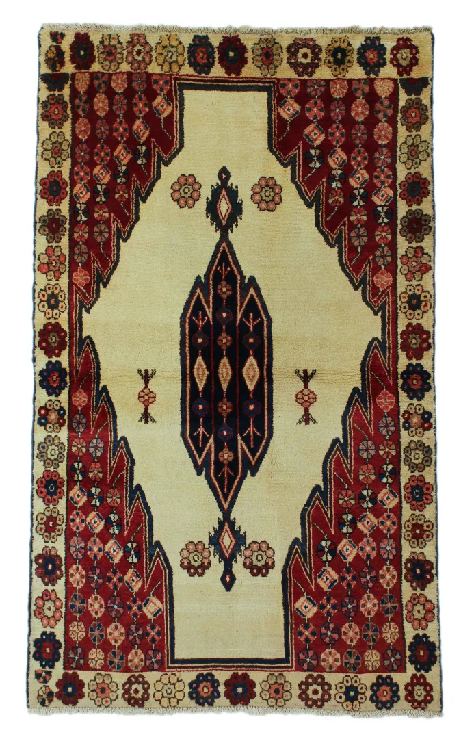 Hamadan Orientteppich 170x100 cm, handgeknüpft für Teppiche