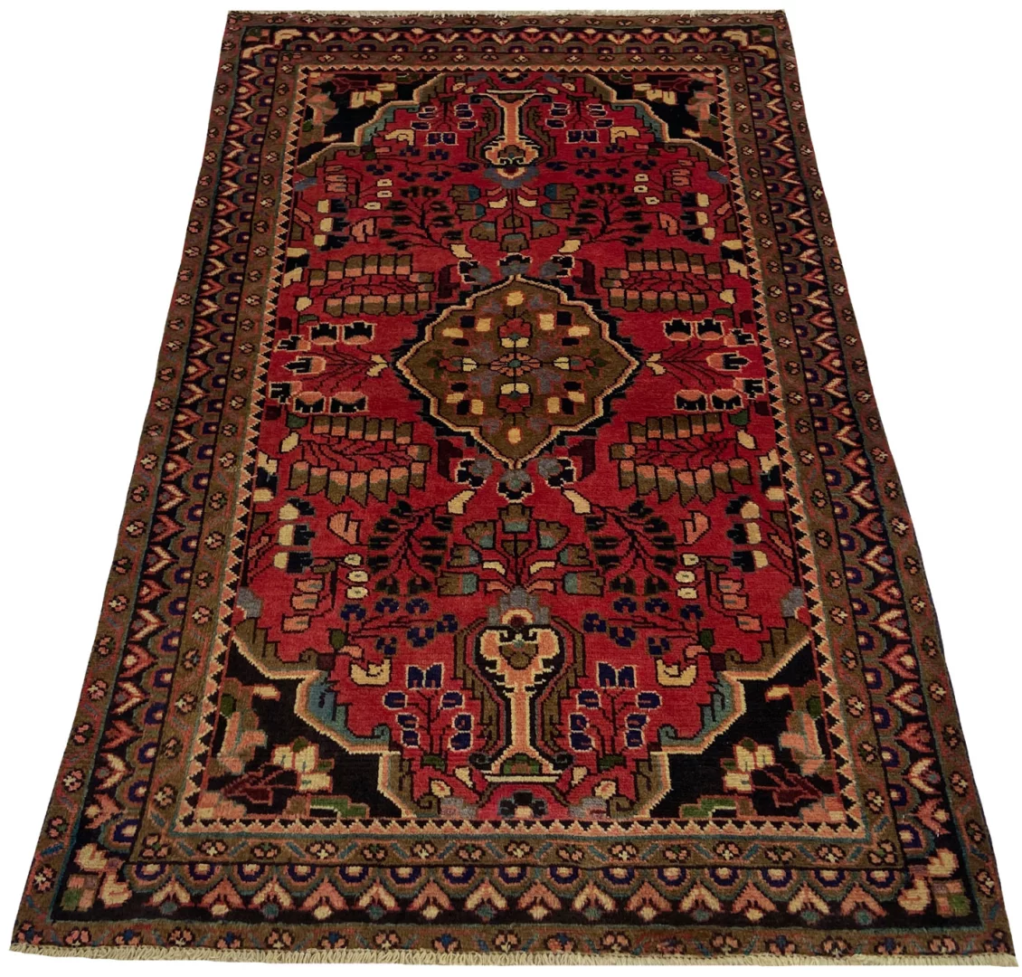 Hamadan Teppich 166x100 cm, 100.000-350.000 Knoten, handgeknüpft