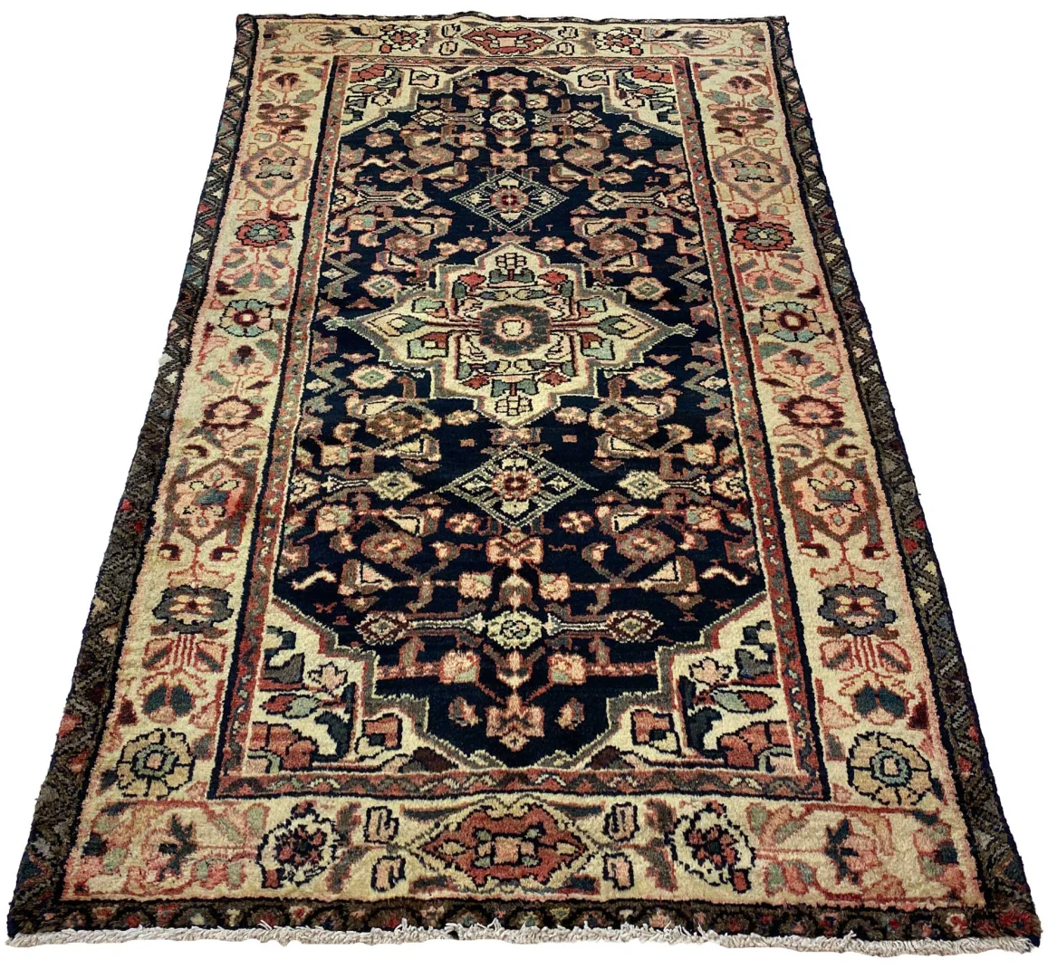 Hamadan Orientteppich 166 x 98 cm, handgeknüpft für Teppiche