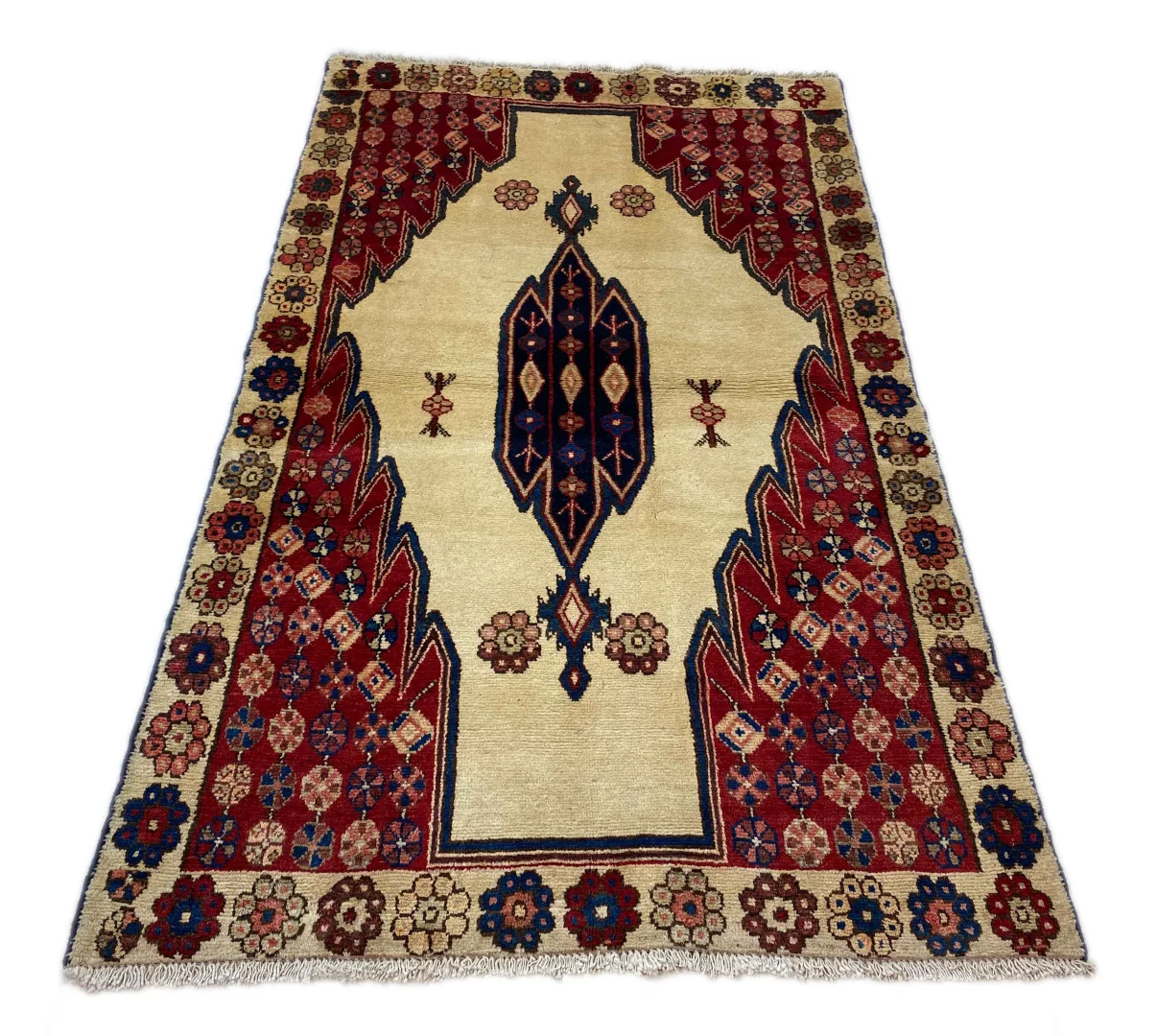 Hamadan Orientteppich 170x100 cm, handgeknüpft für Teppiche