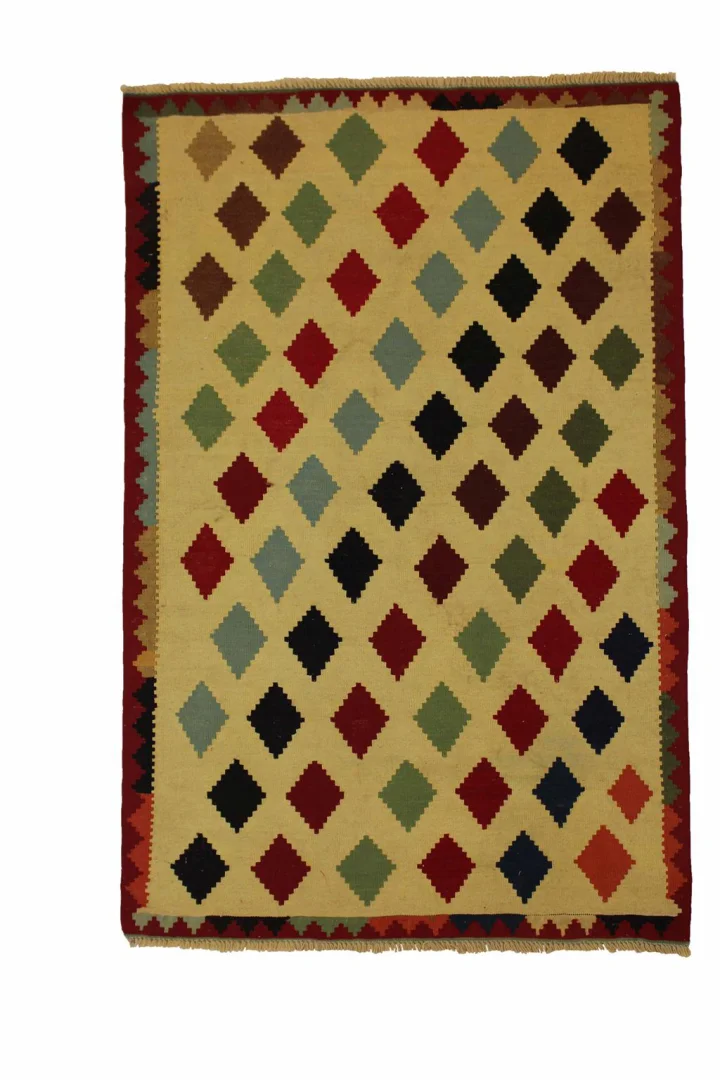 Handgewebter Kelim 153 x 100 cm - Traditioneller Orientteppich