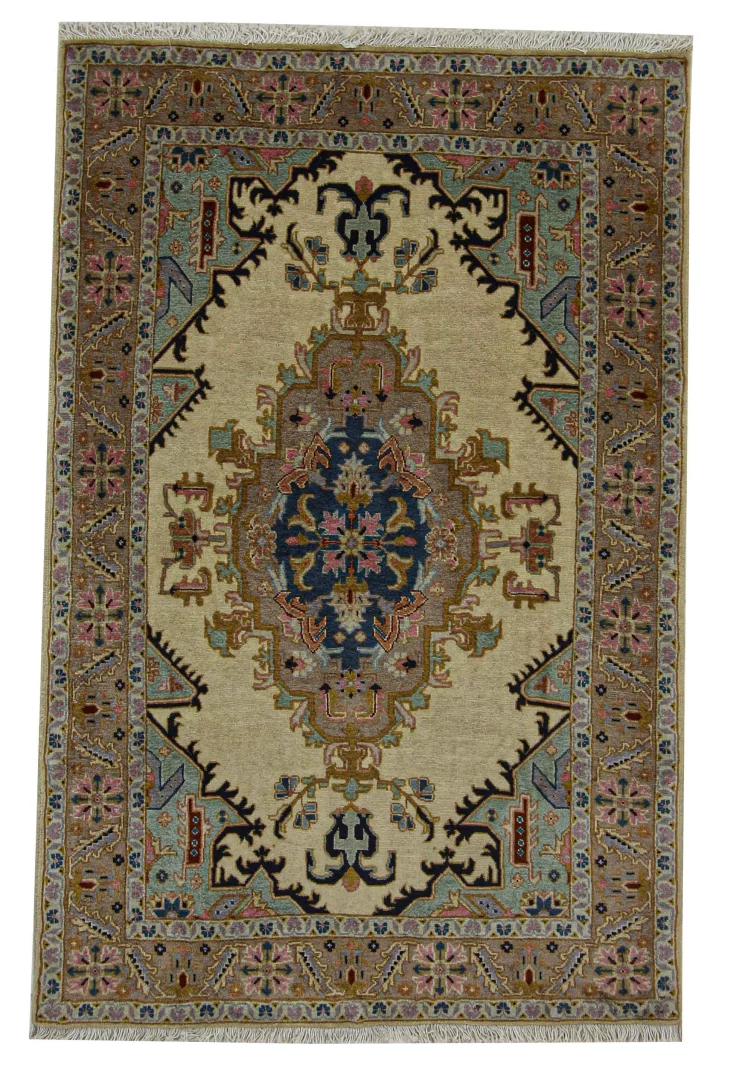Handgeknüpfter Meshkin Orientteppich 152 x 100 cm, 120.000 Knoten/m²