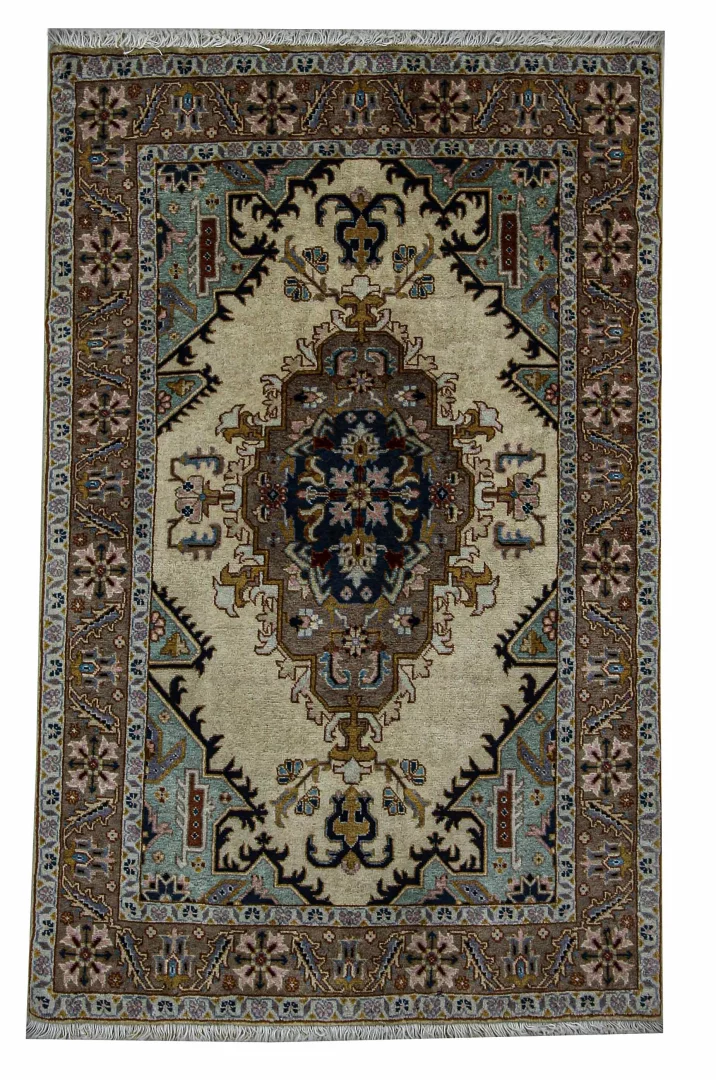 Orientteppich Meshkin 155 x 98 cm, 120.000 Knoten, handgeknüpft