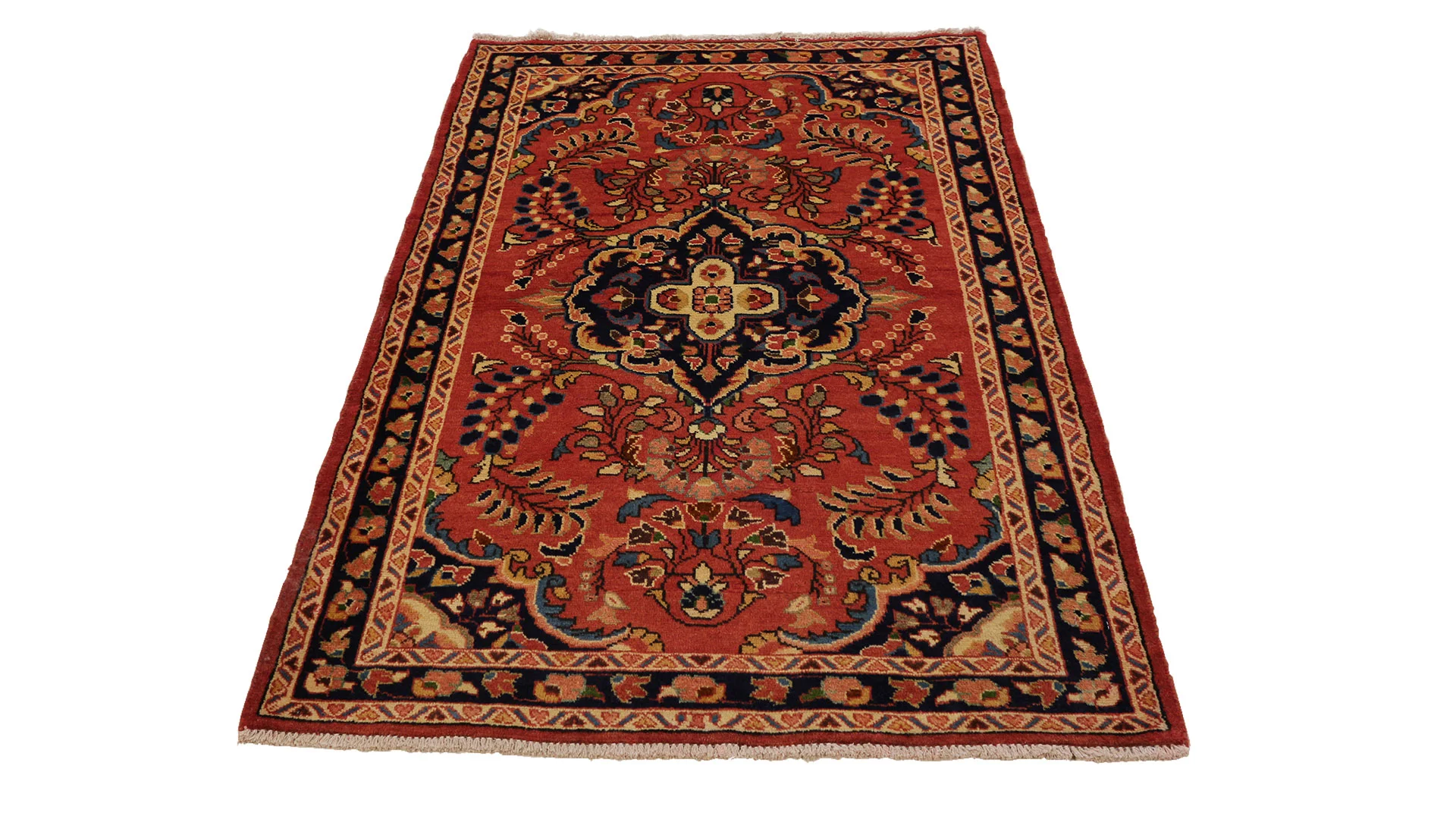Orientteppich Kolyai 162 x 107 cm, 100.000 Knoten/m², handgeknüpft