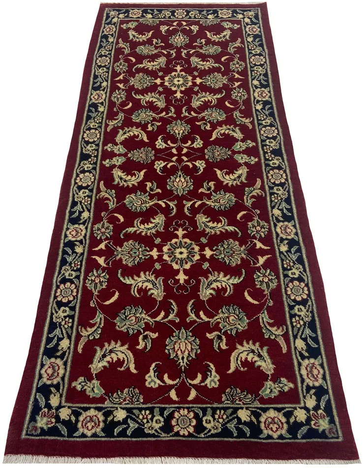Maschhad Orientteppich 198x79 cm, 180.000 Knoten, handgeknüpft