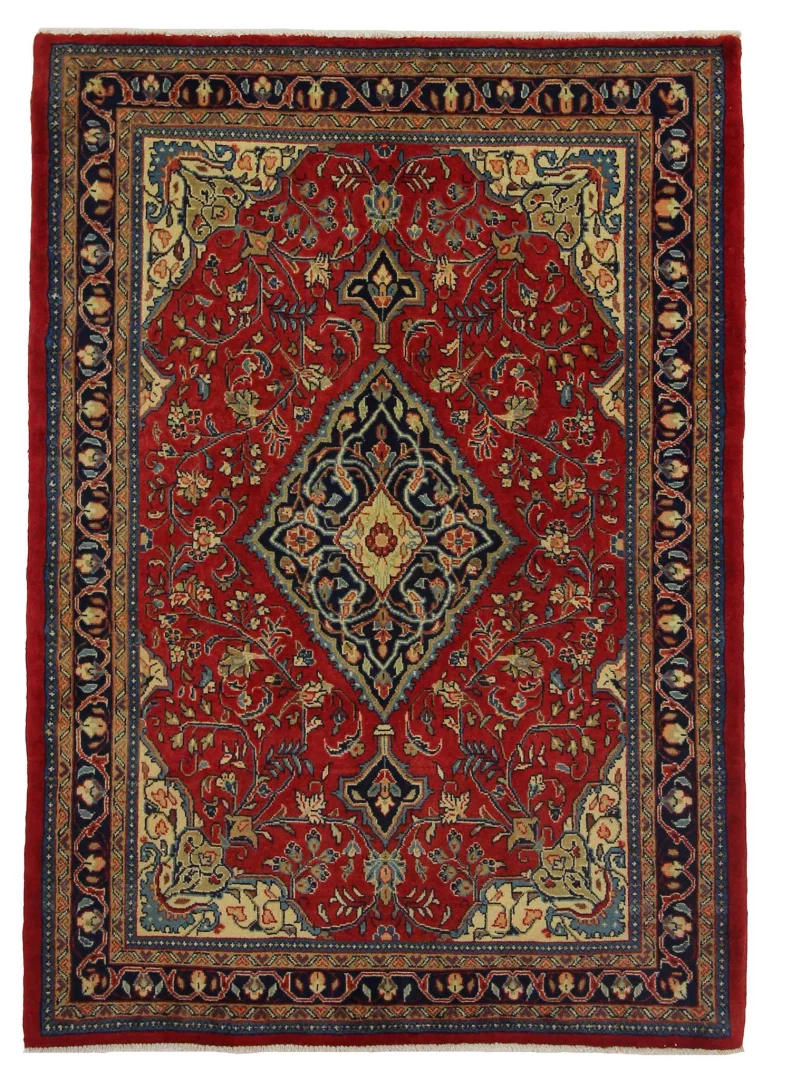 Sarough Orientteppich 154x110 cm, 200.000 Knoten, handgeknüpft