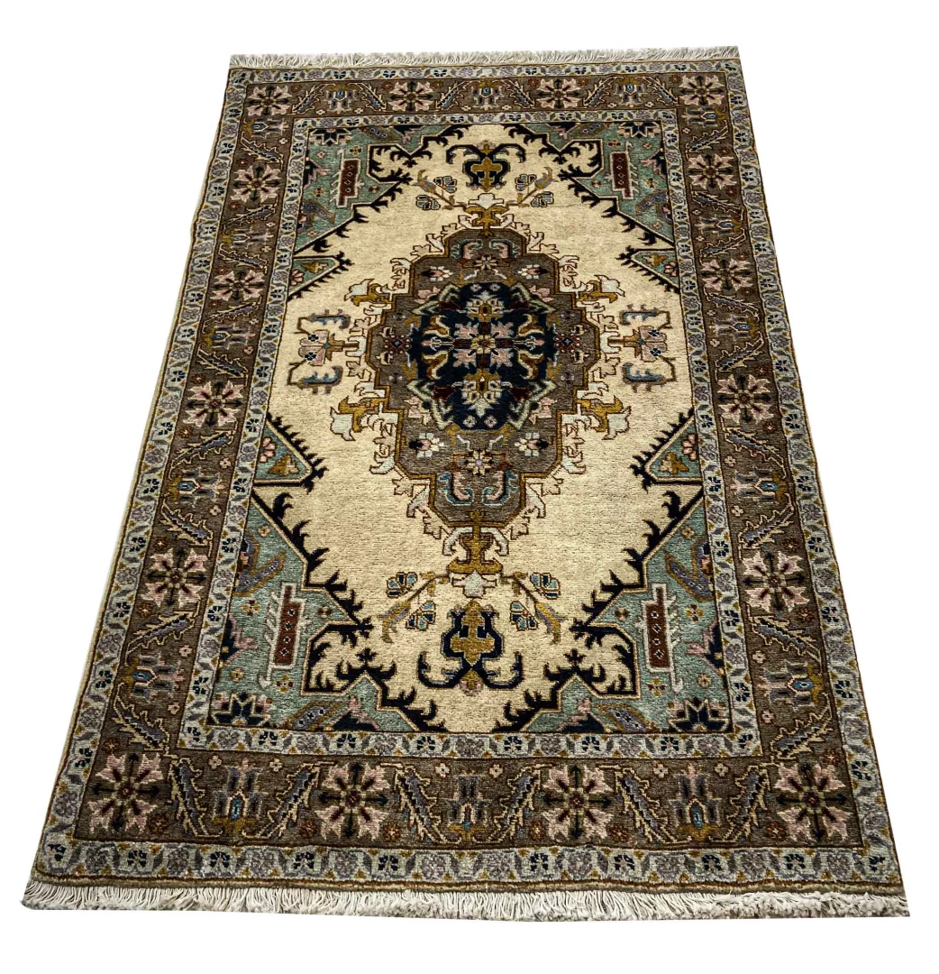 Orientteppich Meshkin 155 x 98 cm, 120.000 Knoten, handgeknüpft