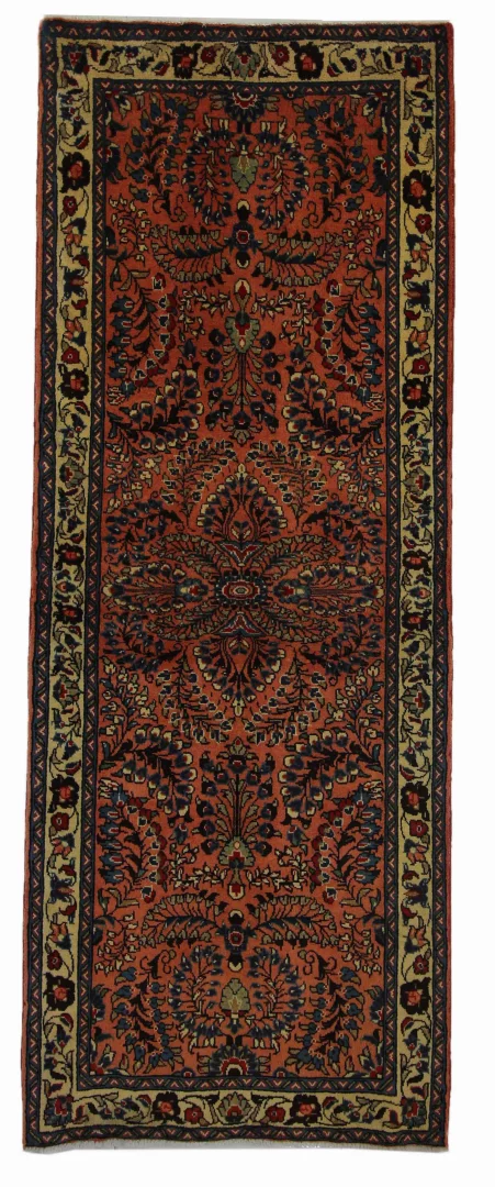 Sarough Orientteppich 205 x 78 cm, 200.000 Knoten, handgeknüpft