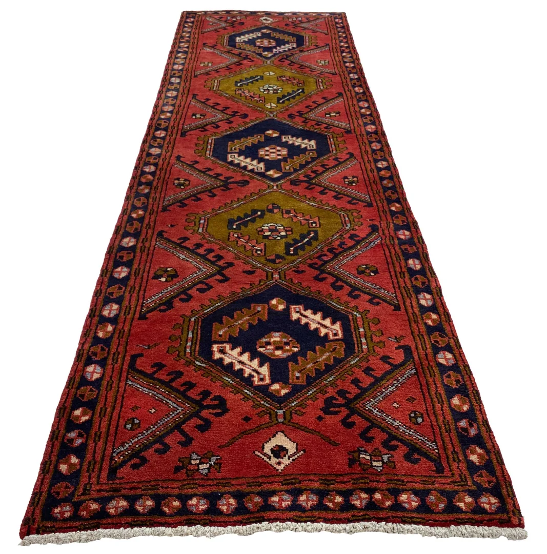 Handgeknüpfter Meshkin Orientteppich 316x95 cm, 120.000 Knoten – Luxus für Ihr Zuhause