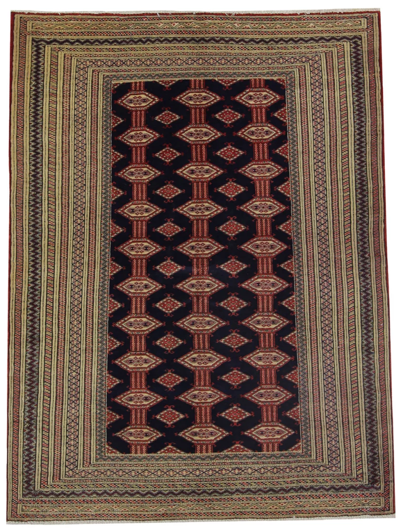 Turkman Orientteppich 160x120 cm, 200.000 Knoten, handgeknüpft für Teppiche