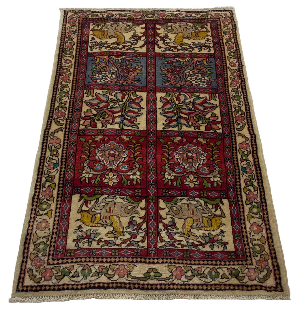 Sarough Orientteppich 160x95 cm, 200.000-400.000 Knoten, handgeknüpft