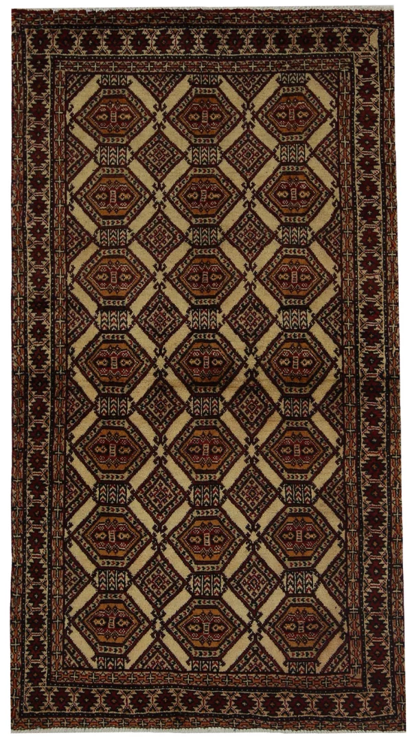 Belutsch Orientteppich 151x82 cm, 120.000-250.000 Knoten, handgeknüpft