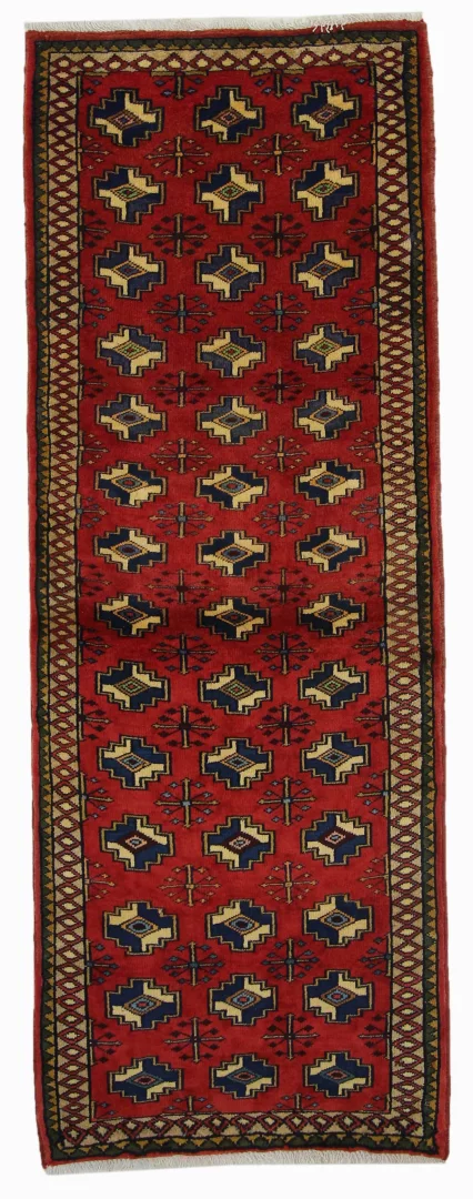 Belutsch Orientteppich 196x73 cm, 120.000 Knoten/m², handgeknüpft